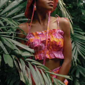 Koh Lipe Gathered Crop Top