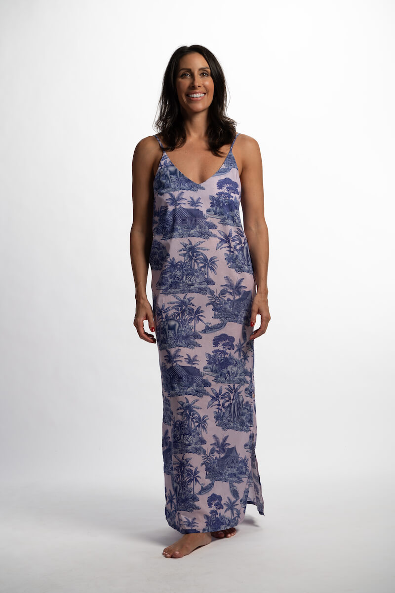 Toile Long Dress - Image 11