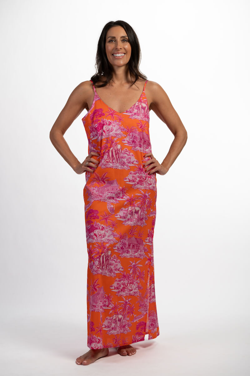 Toile Long Dress - Image 9