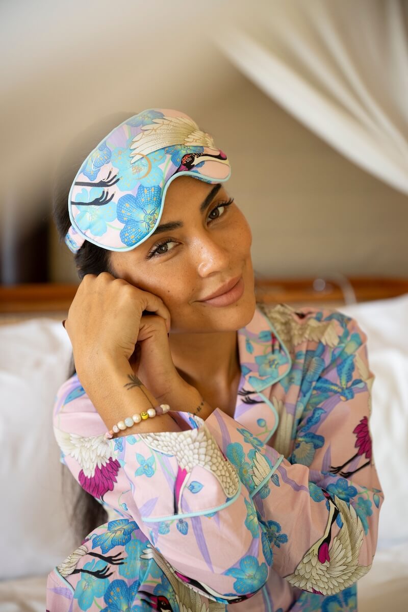 Sarus Crane Sleep Mask - Image 2