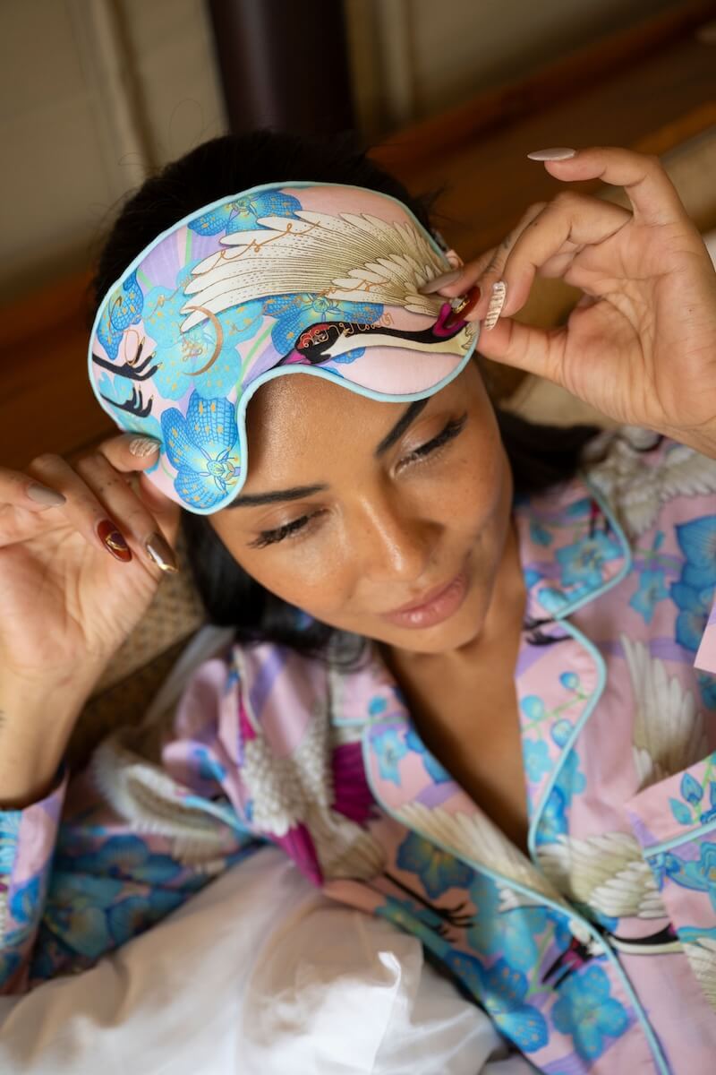 Sarus Crane Sleep Mask - Image 4