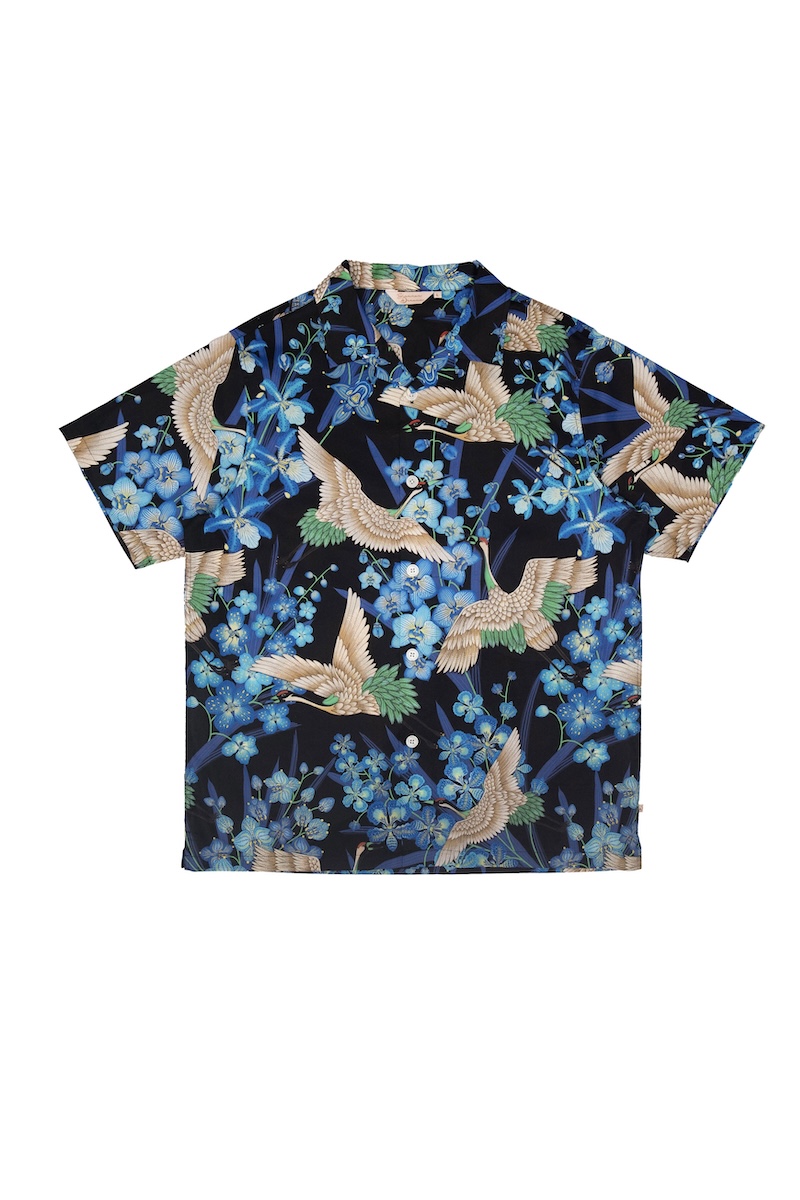 Sarus Crane Men’s Short Sleeve Shirt