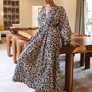 Leo Abaya Maxi Dress