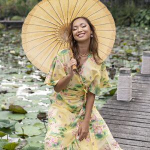 Lotus Wrap Dress